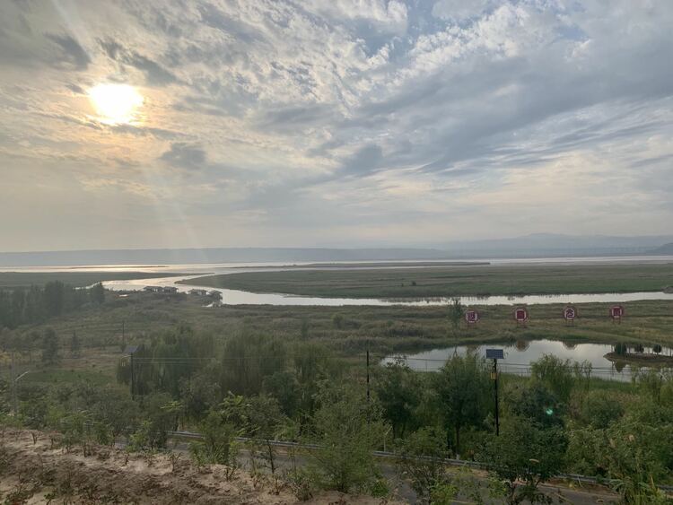 【中國夢·黃河情】山西萬榮如何實現(xiàn)“一泓清水入黃河”?_fororder_汾河入口