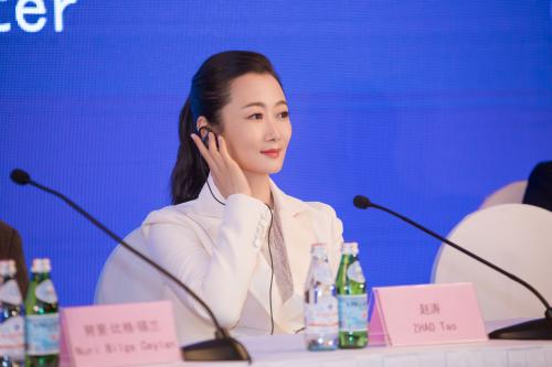 金爵獎(jiǎng)評(píng)委趙濤期待女性導(dǎo)演作品。主辦方供圖