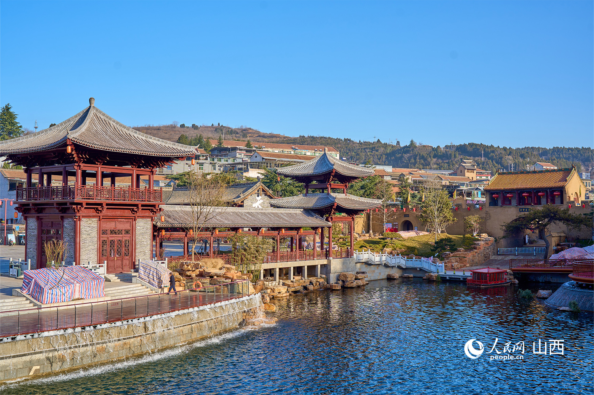 冬日里的山西省晉城市陽城縣白巷里。人民網(wǎng) 張超寧攝