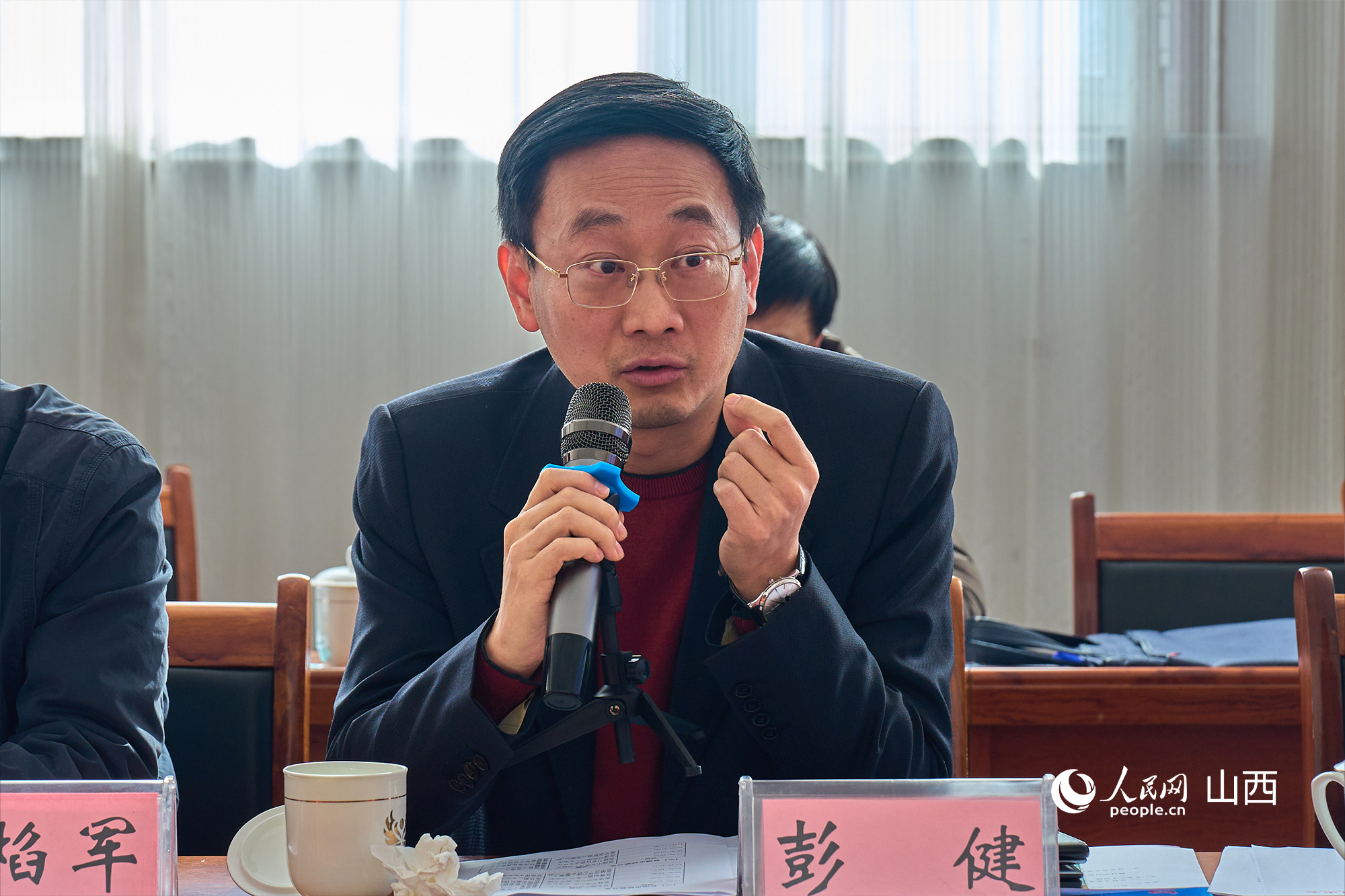 文化和旅游部文化和旅游研究基地（中國傳媒大學(xué)）主任彭健。人民網(wǎng) 張超寧攝